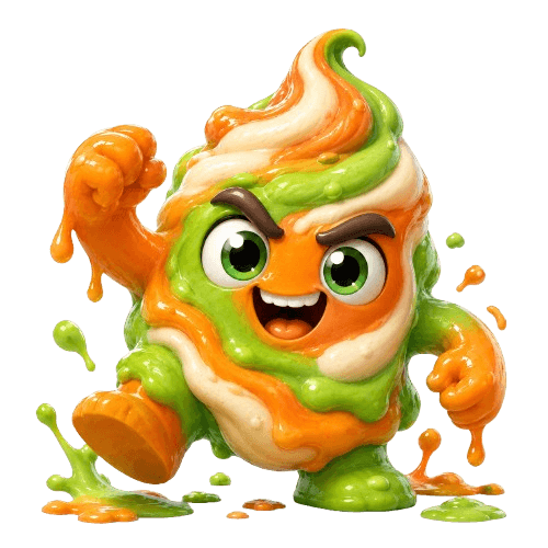 Personaje creativo de Factor Slime